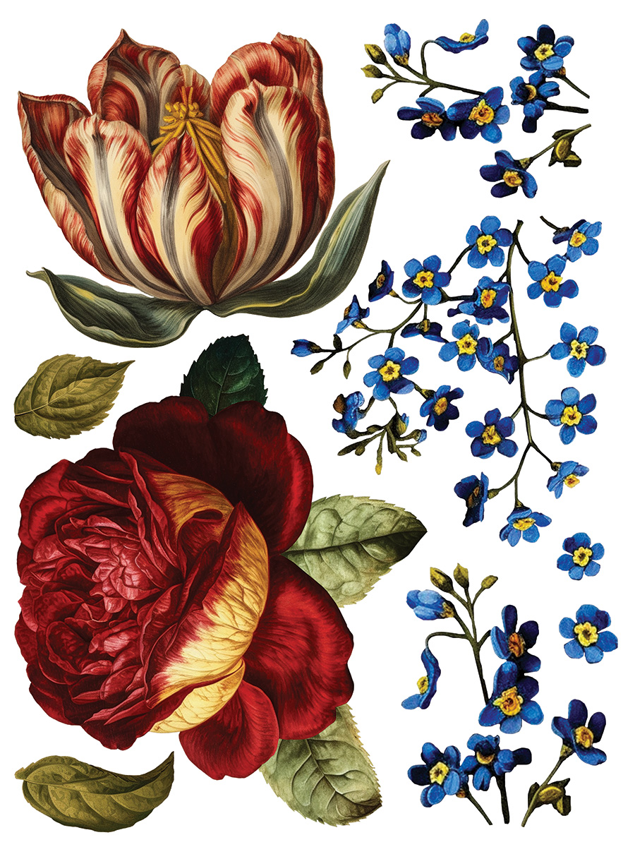 Collage de Fleurs IOD Stamp - Image 8