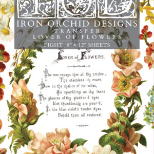 Lover of Flowers IOD Transfer