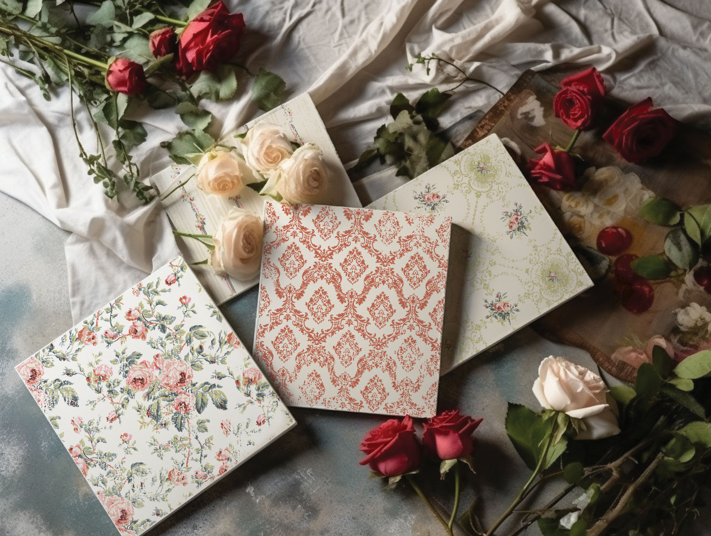Lattice Rose Paint Inlay - Image 12