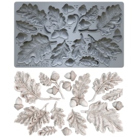Oak Leaves & Acorns 6 x 10 IOD Mould