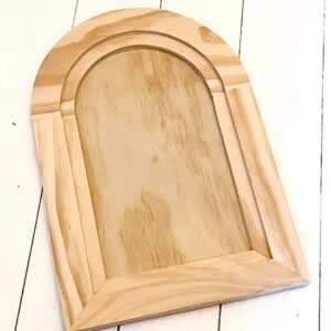 IOD Arched Wood Gallery Blank 12x16