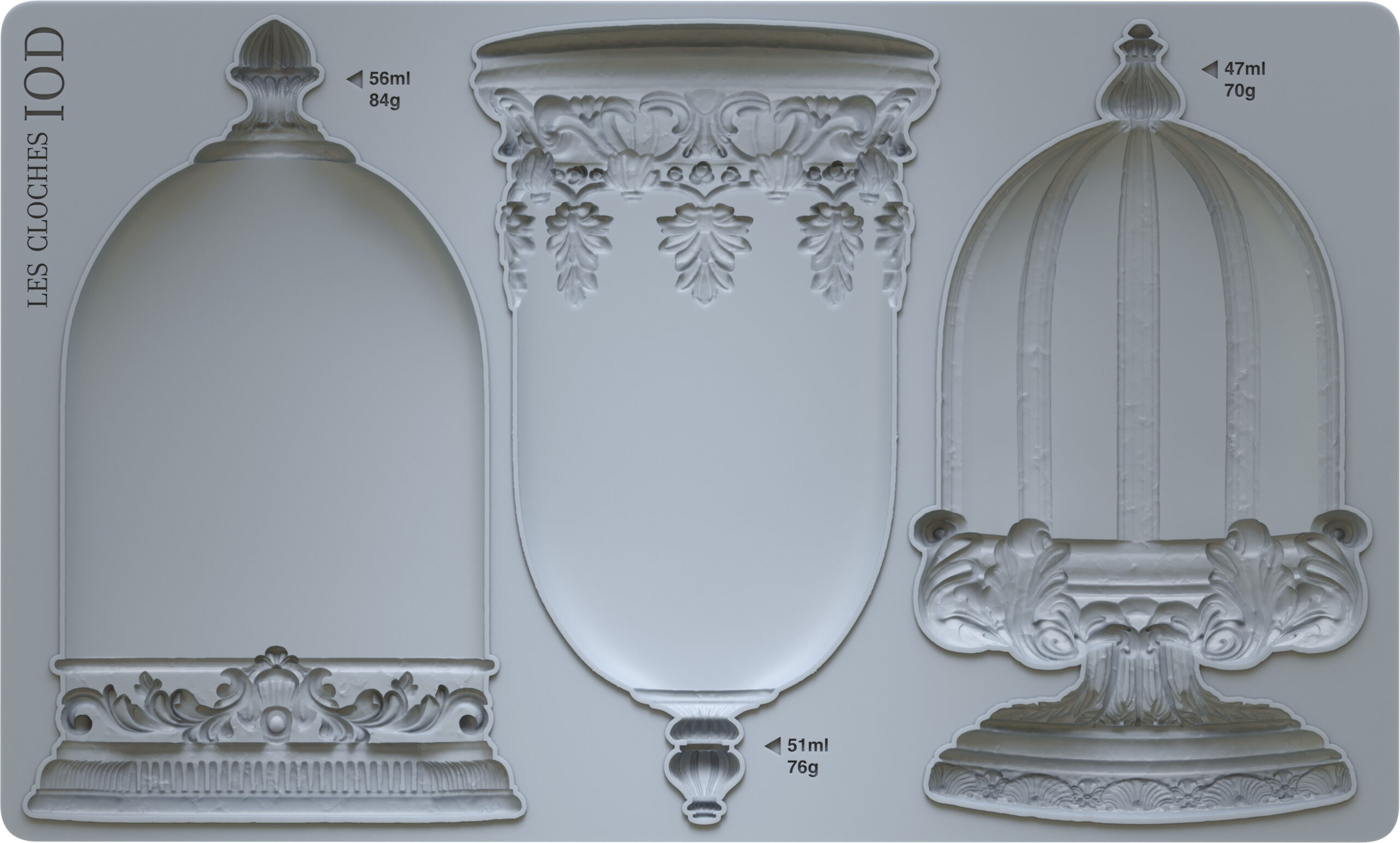 Les Cloches IOD Mould 6 x 10 - Image 2