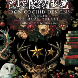 Crimson Velvet Transfer 8  x 12 Pad