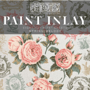 Spring Melody IOD Paint Inlay 12 x 16 Pad