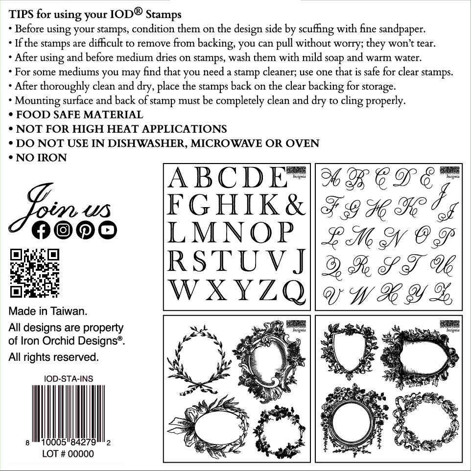 Insignia 6 x 6 IOD Stamp - Image 3