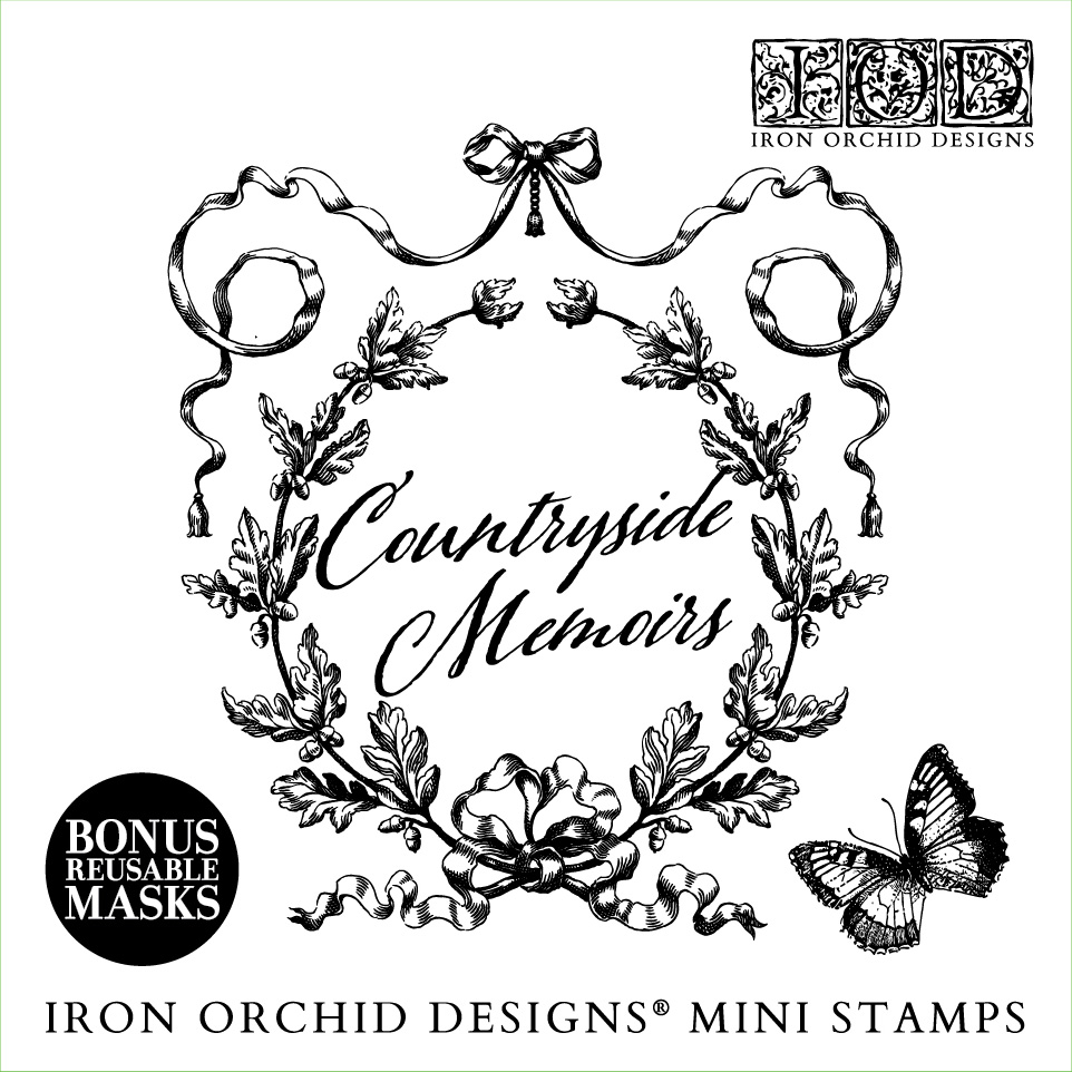 Countryside Memoirs 6 x 6 IOD Stamp