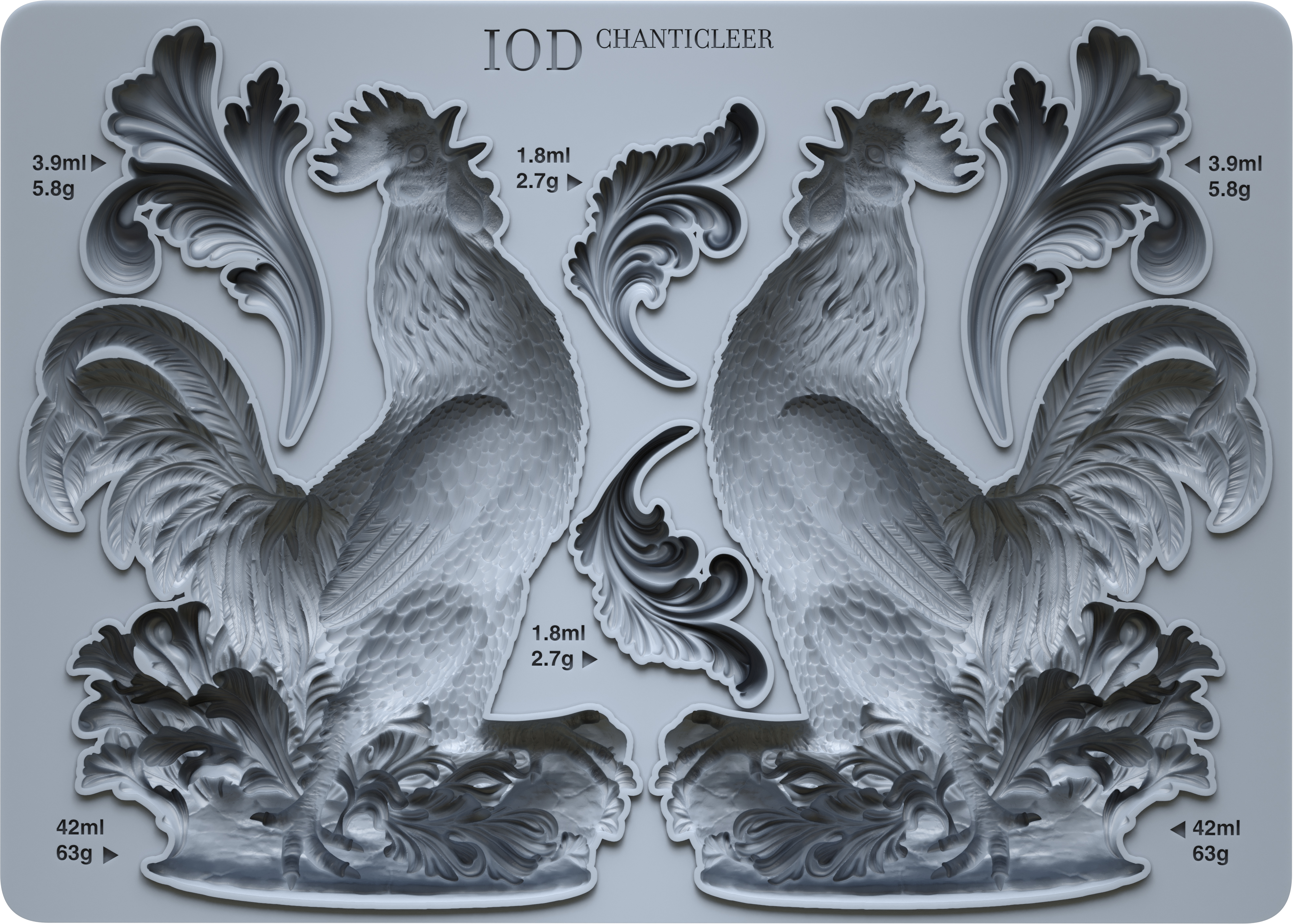 Chanticleer 5x7 IOD Mould™