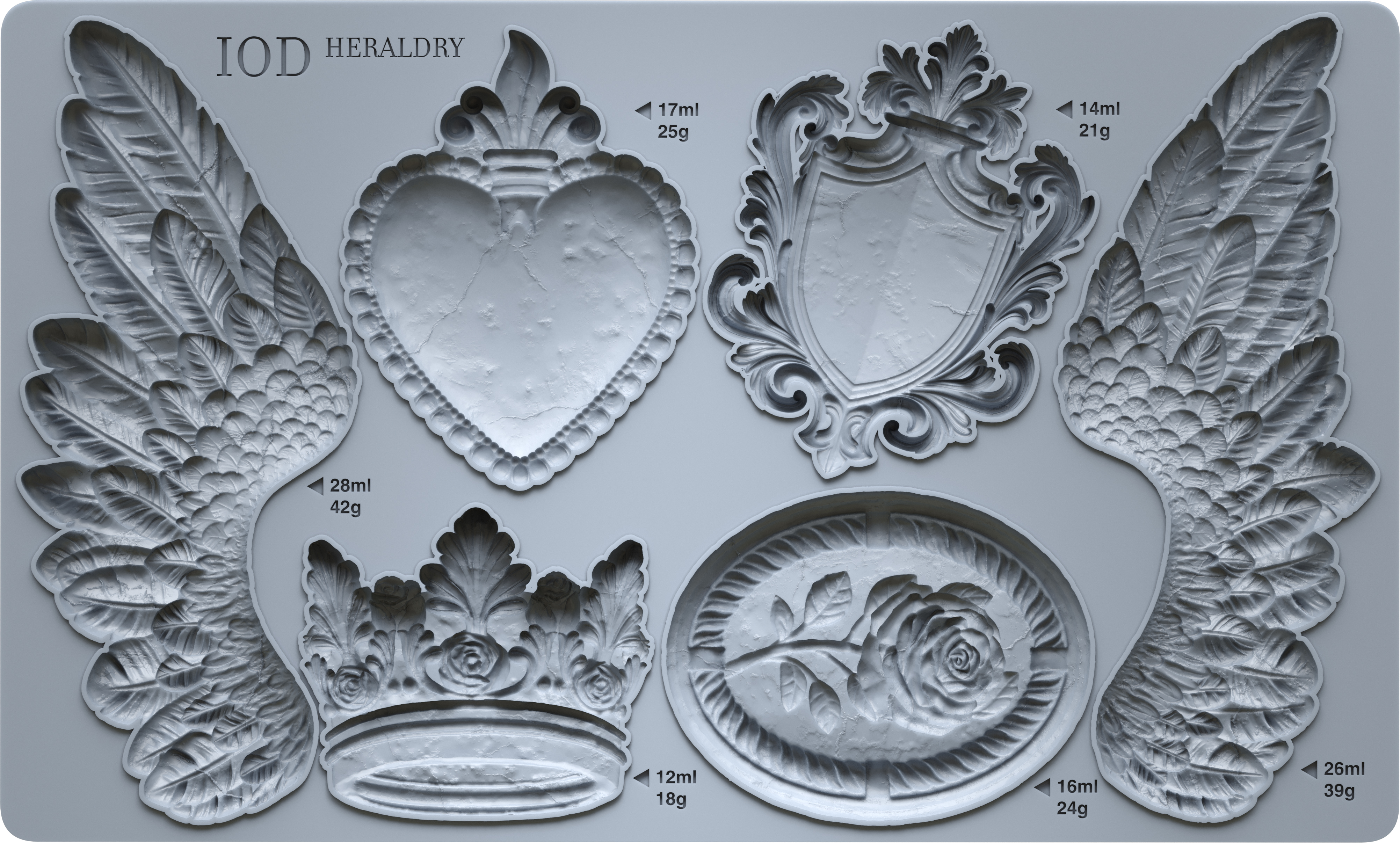 Heraldry 6x10 IOD Mould™