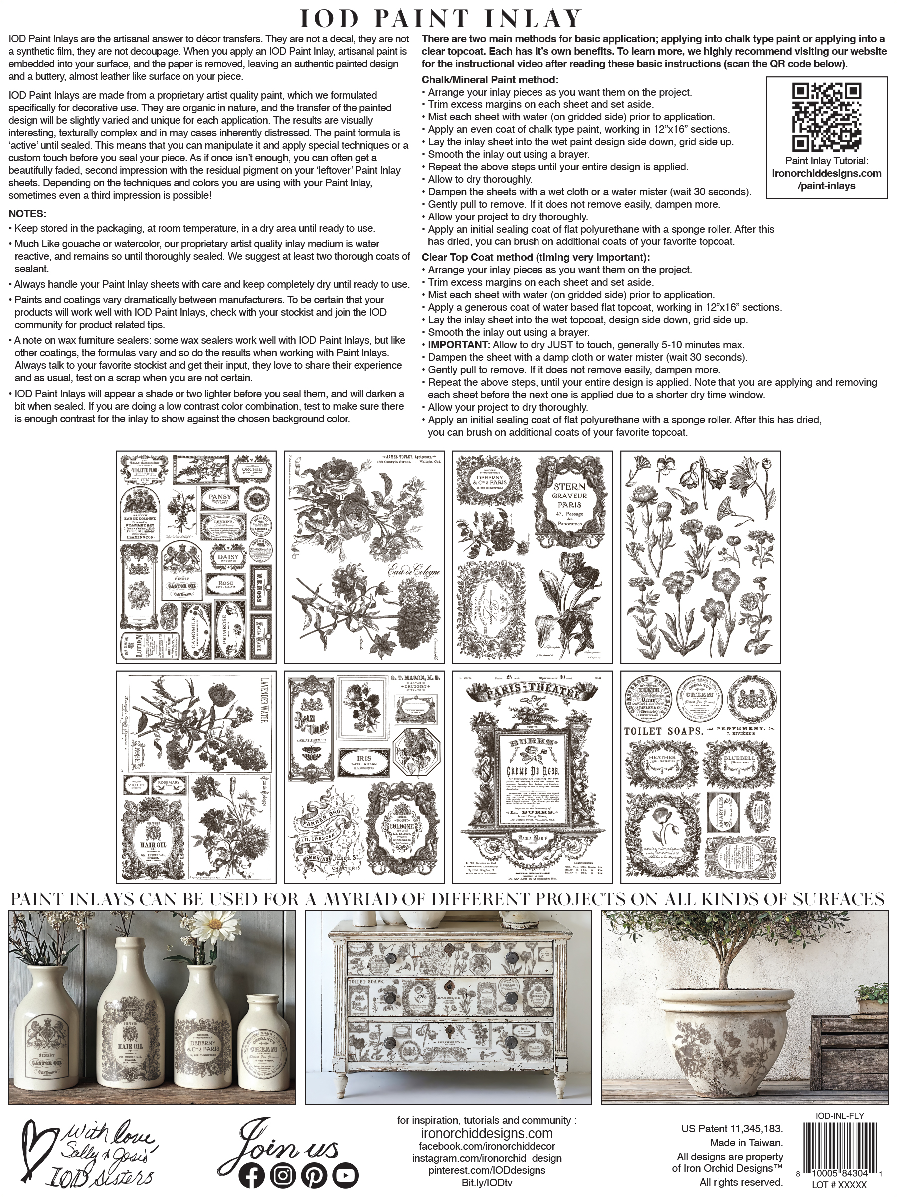 Floriography IOD Paint Inlay 12x16 Pad™ - Image 2