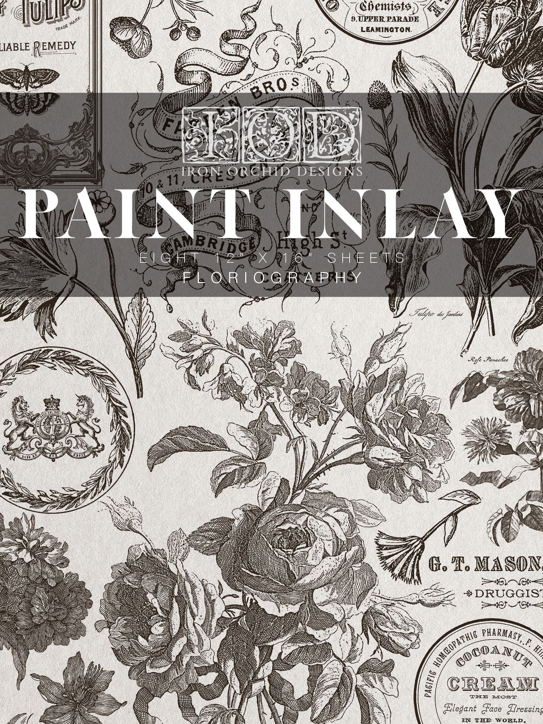 Floriography IOD Paint Inlay 12x16 Pad™