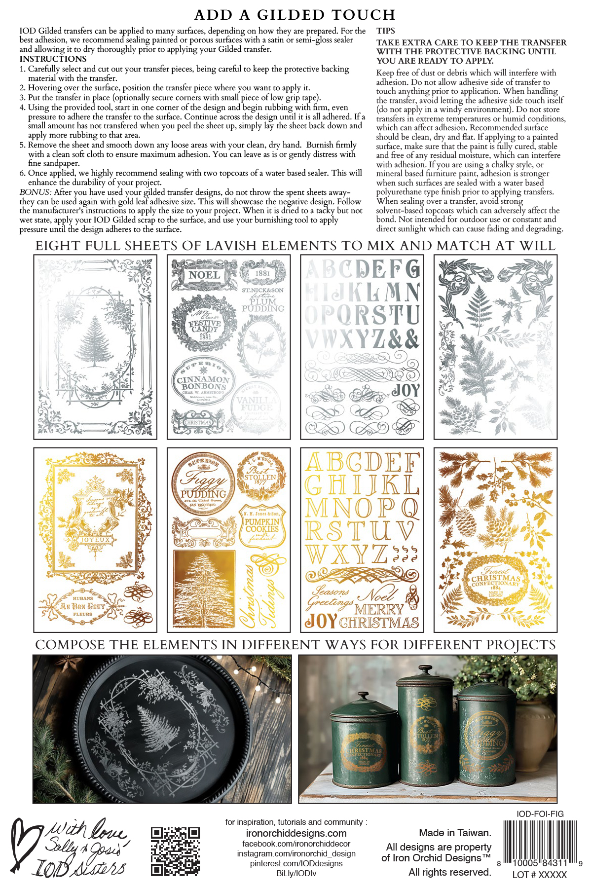 Figgy & Flourish IOD Foil Transfer 8x12 Pad™ - Image 12