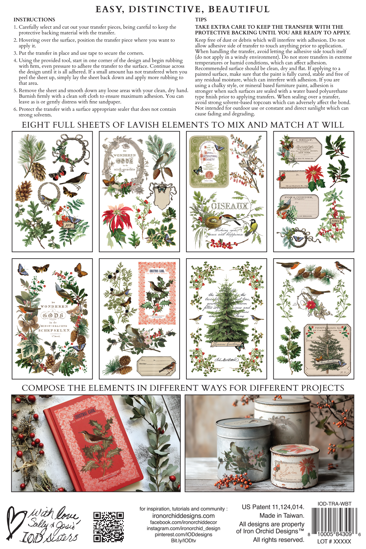 Winter Botanist IOD Transfer 8x12 Pad™ - Image 12