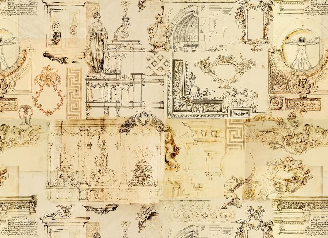 Classical Masterboard decoupage paper RT