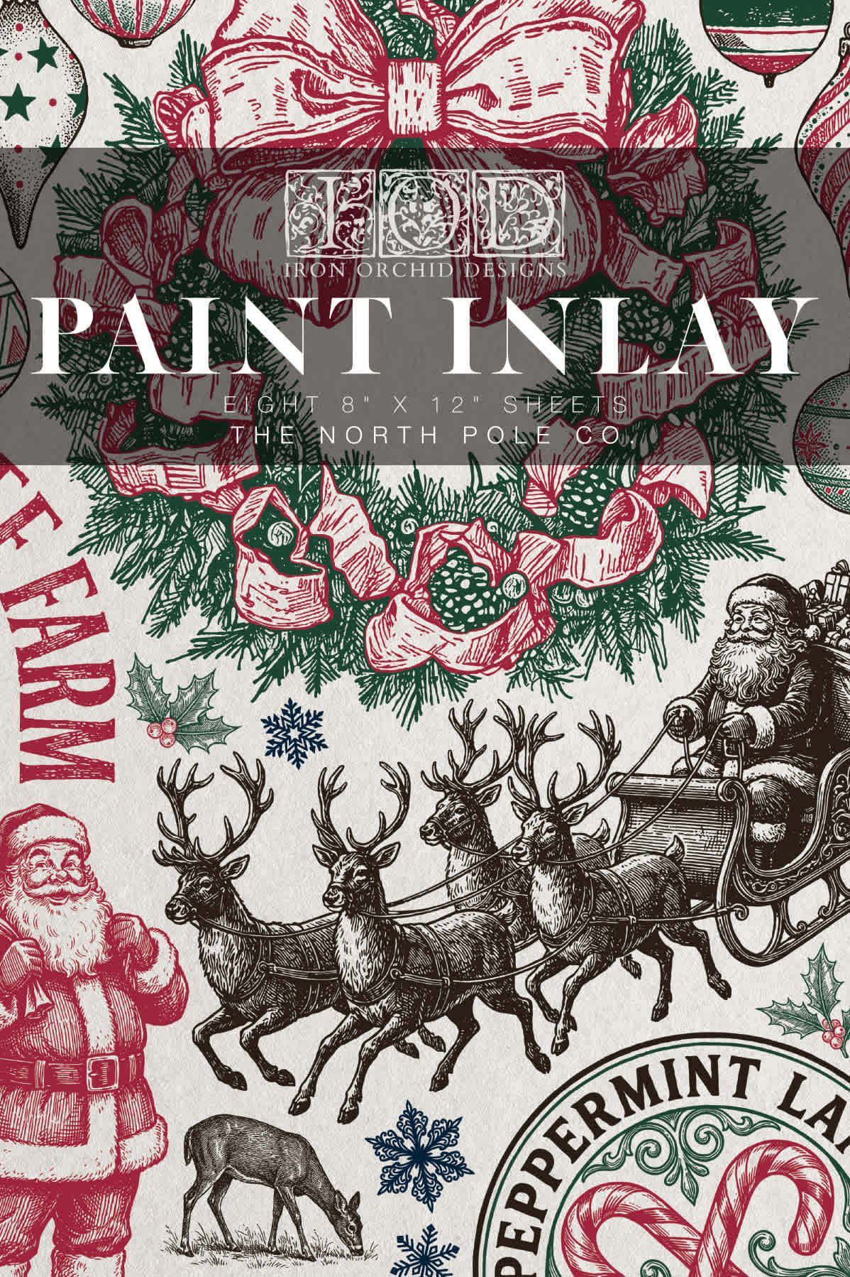 North Pole Co IOD Paint Inlay 8x12 Pad