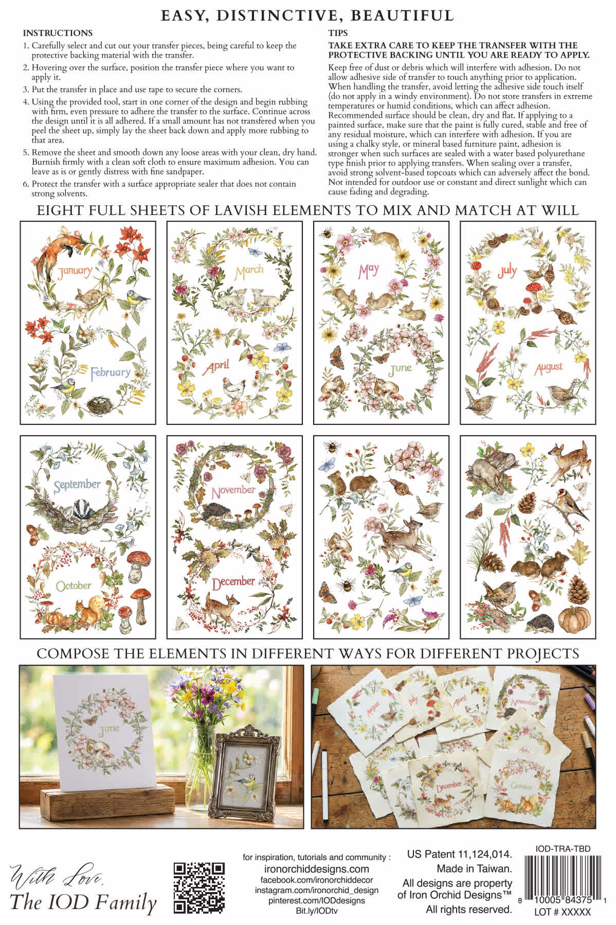 The Bramblewood Diaries IOD Transfer 8x12 Pad - Image 2