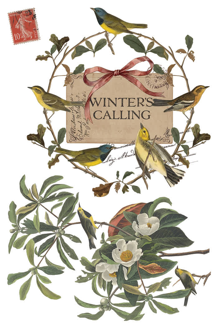 Winter's Calling IOD Transfer 8x12 Pad - Image 7