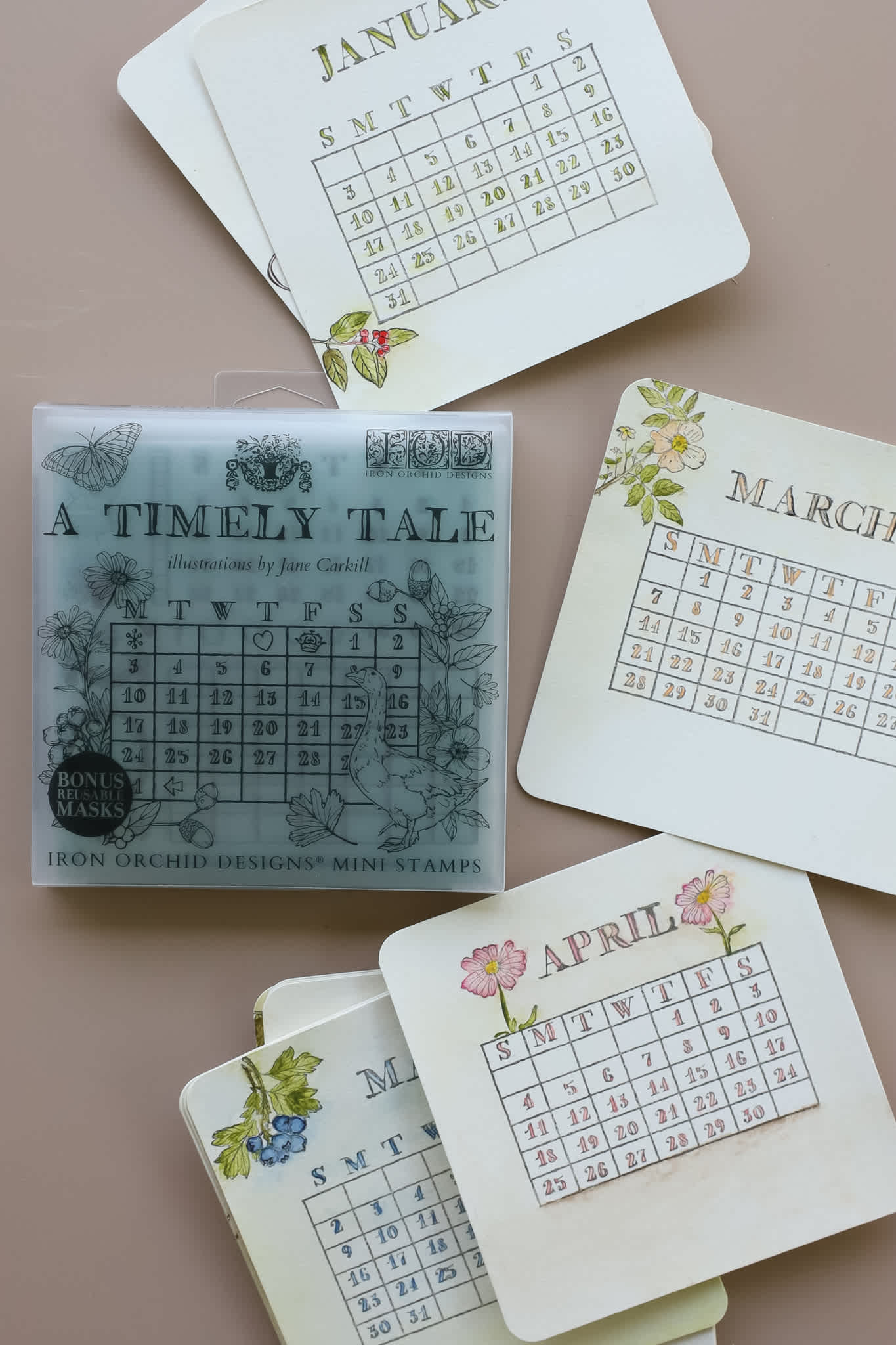 A Timely Tale 6x6 IOD Stamp - Image 8